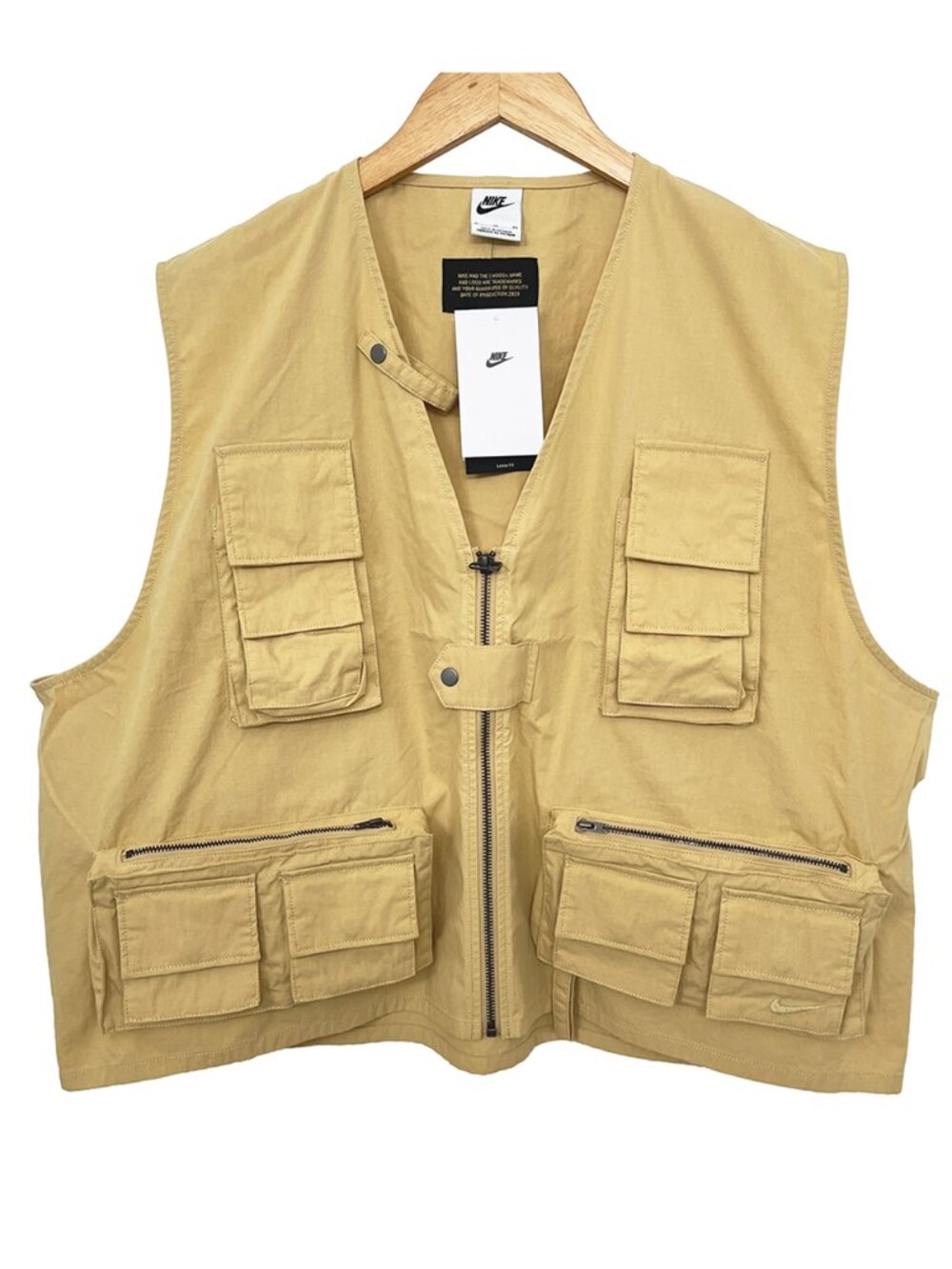 Nike Life Men's Utility Vest Sesame XL NWT